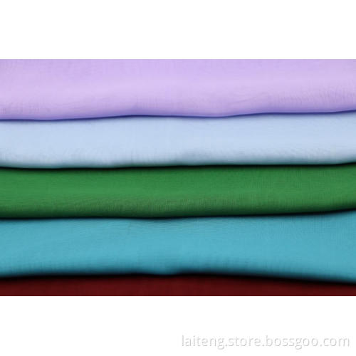 100% Polyester 75D Chiffon Fabrics